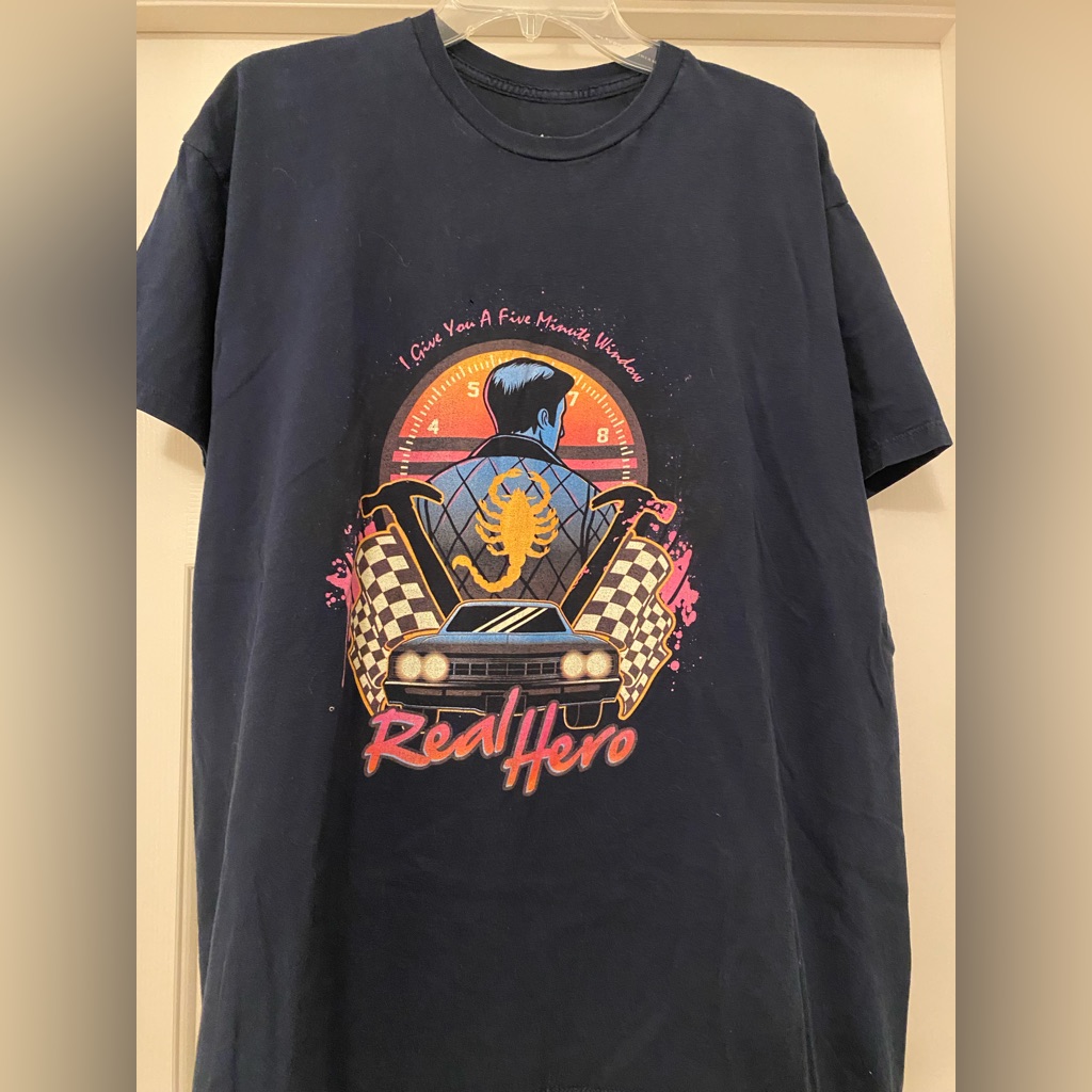 Real Hero Five Minute Window Mens T Shirt